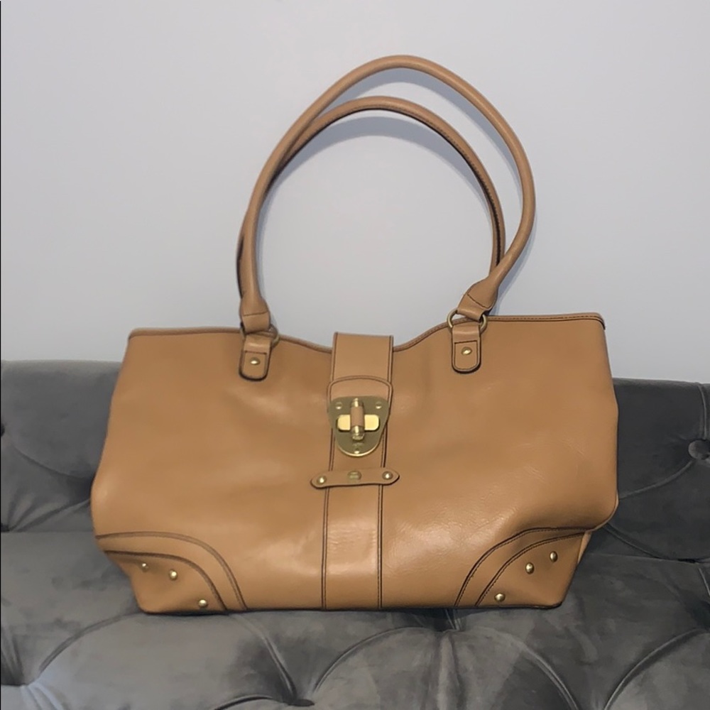Etienne Aigner Camel Tote